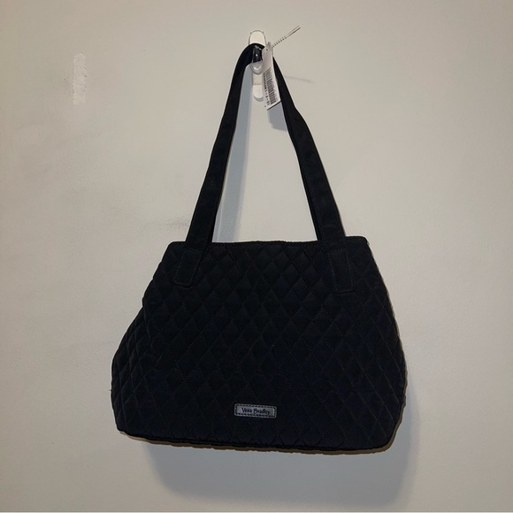 NWT Vera Bradley Vera Bradley logo tag black Quilted Woman Bag - Picture 8 of 8